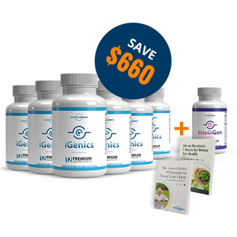 iGenics Natural Sleep Formula — 6 Bottle / 180 Day Pack